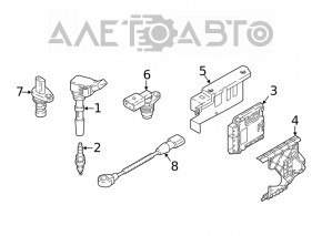 Crankshaft sensor Audi A4 B9 17- 2.0T
