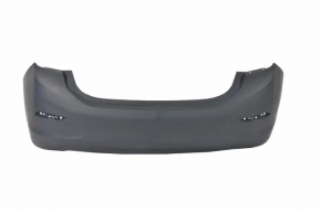 The rear bumper is bare for a Chevrolet Cruze 16, without parking sensors.