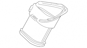 Air duct from filter Chevrolet Malibu 13-14 hybrid