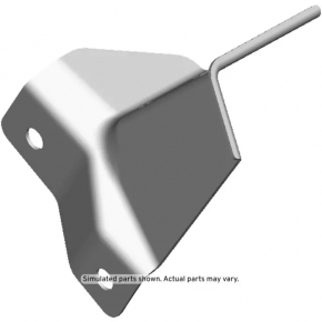 Left wing bracket Chevrolet Volt 16-