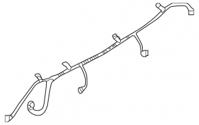 Nissan Altima 19-24 rear bumper wiring for parking sensors