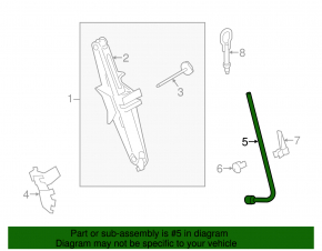 Wheel spanner Ford Transit Connect MK2 13-18