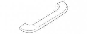 VW CC 13-17 center console trim gray, scratch