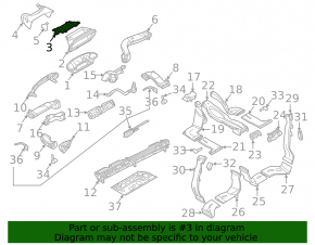 Audi A6 C8 19-25 heater air intake mesh