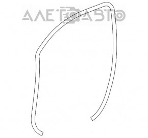 Front left door seal for Lexus RX350 RX450h 10-15