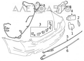 Blind Spot Sensor BSM Left BMW X3 G01 18-21
