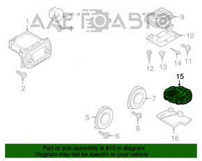 Subwoofer Fiat 500X 16-21