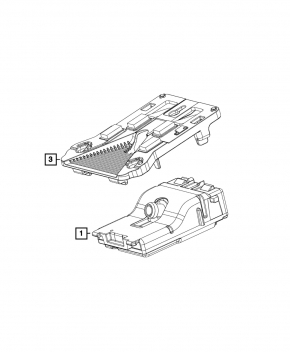 Jeep Compass 22-25 Lane Keeping Camera on the Windshield
