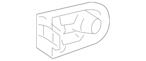 Front left outer handle cap for Toyota RAV4 06-12