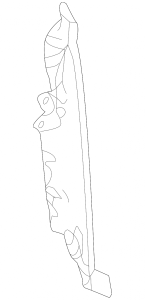 Wing seal door-wing left Acura TLX 15-