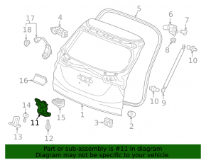 Trunk Door Lock Honda HR-V 16-22