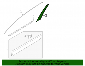 Door trim side front left Kia Niro 23-