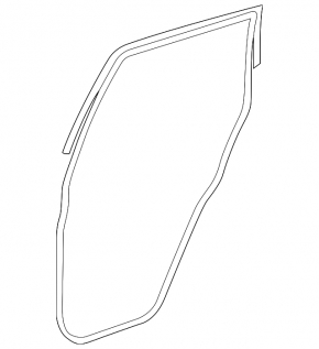 Door seal rear left Nissan Murano z52 15-