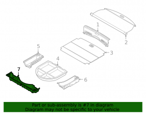 Front trunk tray Kia Niro 19-22 EV black
