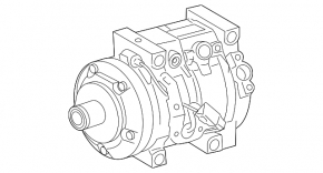 Lexus LX570 08-2020 Air Conditioning Compressor