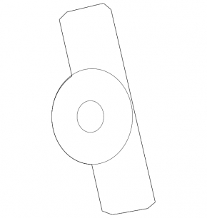 Trunk door bumper bracket left Nissan Murano z52 15-
