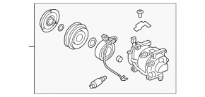 Hyundai Elantra AD 17-20 2.0 Air Conditioning Compressor