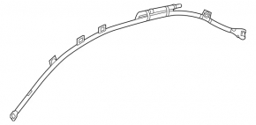 Airbag airbag side curtain left Mercedes C-class W205 15-21