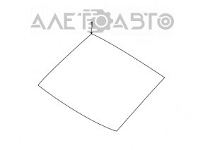 Rear glass of the trunk door Ford Fiesta 14-19 5d