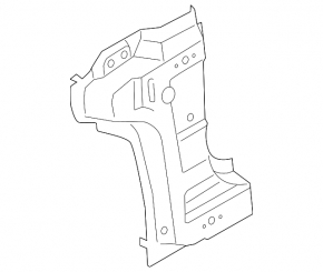 Body pillar central right Ford Fusion mk5 13-17