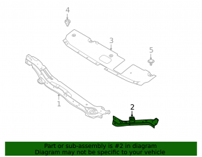 TV bar eyelash left Nissan Sentra 20-