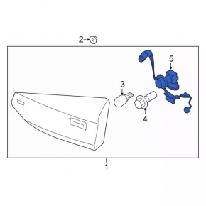 Ford Fusion mk5 13-20 trunk lid wiring for camera