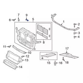 Ford Explorer 20- Hood Lock Trim