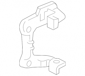 Rear left caliper bracket for Land Rover Range Rover Velar 20-20 (396mm)