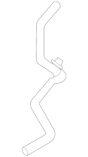 Cooling return pipe to the radiator tank of a Ford Escape MK4 23-25 1.5T