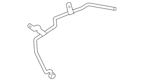 Right turbine cooling pipe, Infiniti Q50 17-20 3.0T return