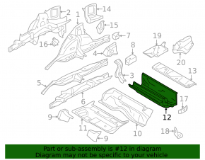 Trunk trough BMW 4 F33/36 14-20 convertible, Gran Coupe