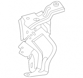 Front left fender bracket for BMW 5 G60 24-25