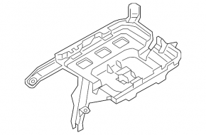 Bracket ECU engine computer Audi A6 C8 19-