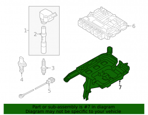 Bracket ECU engine computer Audi A6 C8 19-