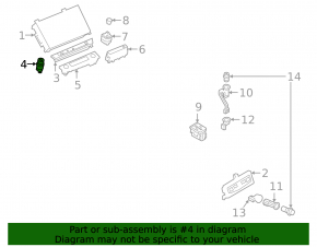 Start/stop button Audi A6 C8 19-21 chrome