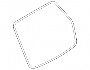 Rubber seal for the trunk door Audi Q7 16-
