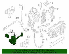 Front right door limiter BMW i4 22-26