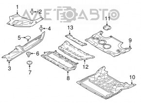 Engine protection BMW 5 G30 17-23