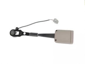 Chrysler Pacifica 17-24 driver's seat belt latch, brown, with wire, worn