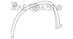 Front Left Fender Arch Cover Lexus RX350 RX450h 16-22 OEM