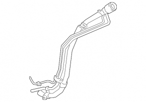 Fuel filler neck Toyota Sienna 17-20 3.5