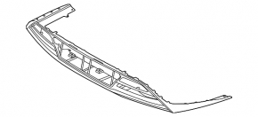 Rear Bumper Lip Hyundai Sonata 20-22 SEL, SEL Plus, Limited