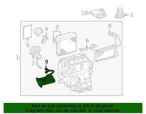 Heater Lexus LS460 LS600h 07-12