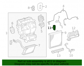 Toyota Avalon 13-18 Air Conditioner Heater Valve