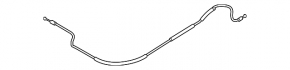 Bonnet release cable Audi A4 B9 17- rear part