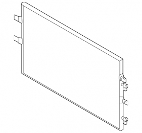 Nissan Ariya 23-25 air conditioning condenser