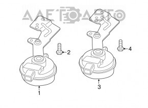 Low signal Porsche Macan 15-18 with bracket