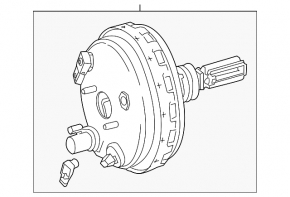 Vacuum booster Mercedes GLS-class X166 13-19