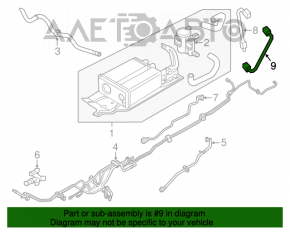 Lambda probe rear second Ford Flex 09-19