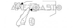 Door plug triangle inner front right Mercedes GLA 15-20 for Harman Kardon speaker
